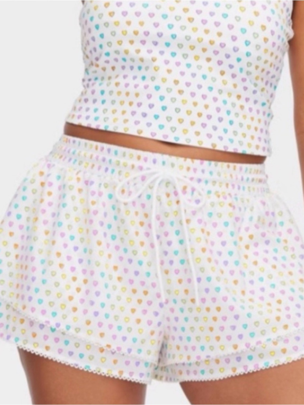 Roller Rabbit by Target Disco Hearts Drawstring Athletic Layered Shorts